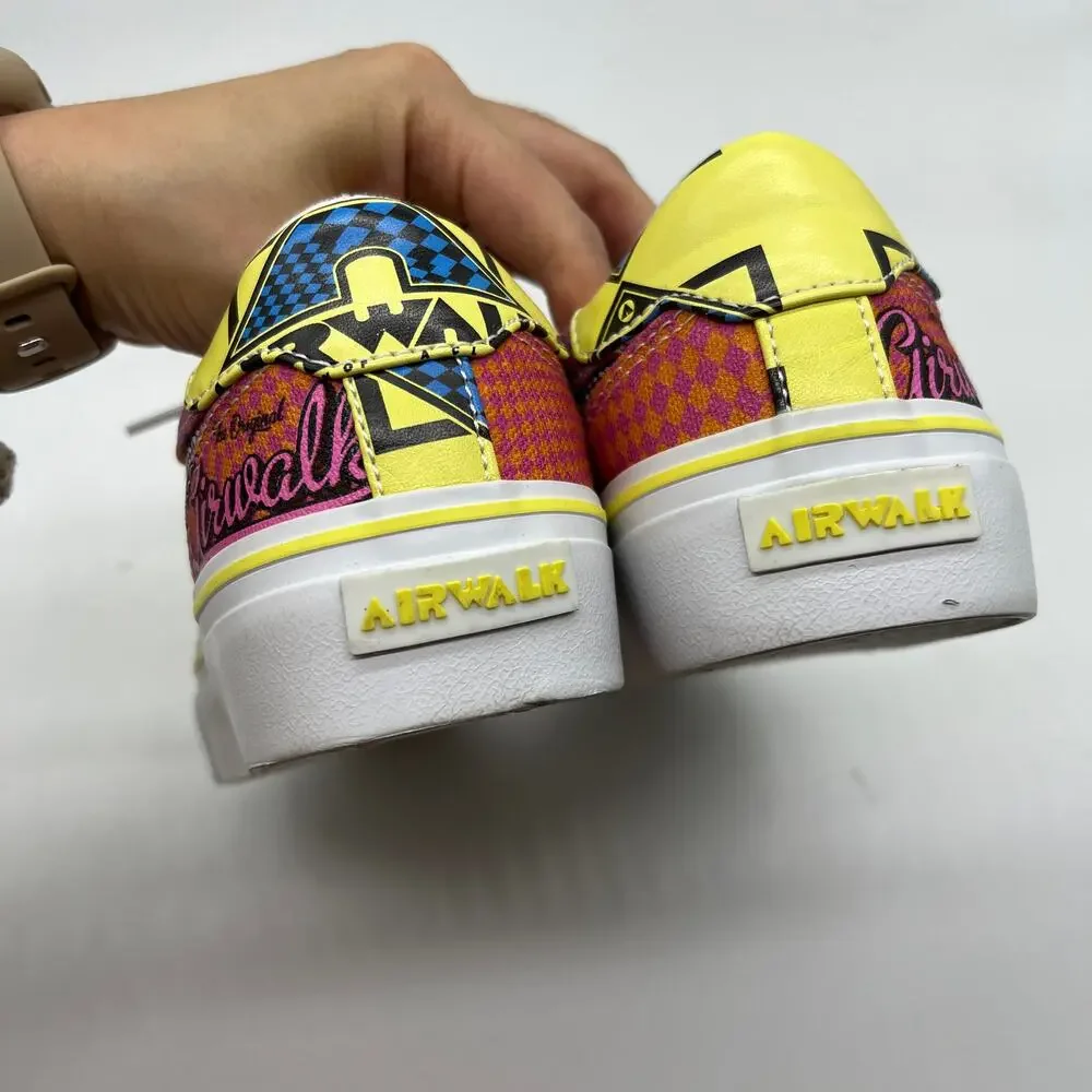 AIRWALK Alya Sneakers Shoes for Women Multi colored graphic design Size 6.5M